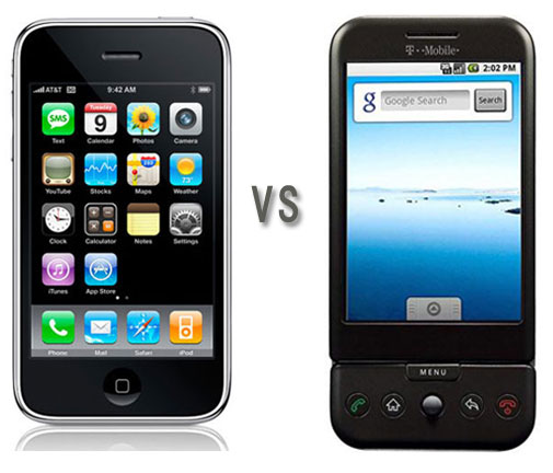 Google G1 VS iPhone